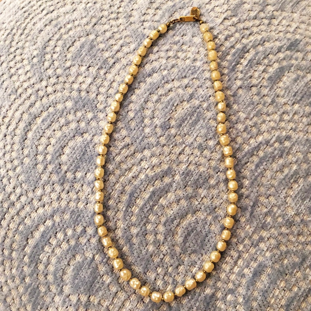 MIRIAM HASKELL vintage pearl necklace